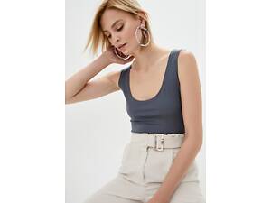 Боді без рукавів Подіум Miranda 27564-GREY XS Сірий