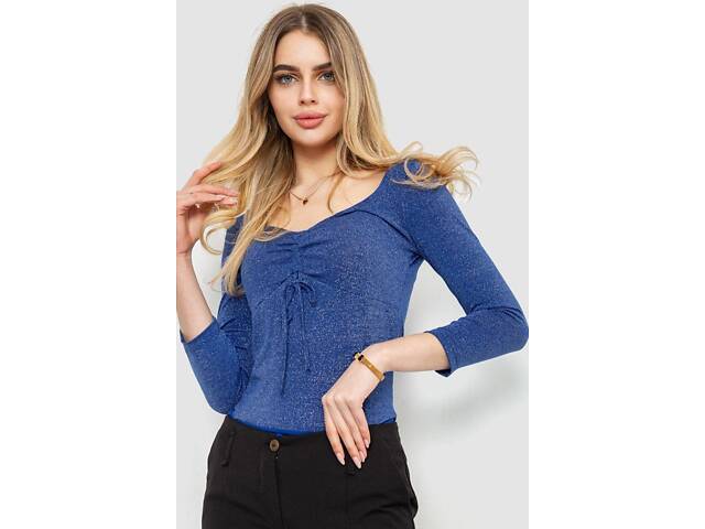 Боді ошатне, колір синій, 244R100 - Фото 1