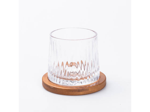 Келих під віскі скляний склянки для віскі що крутяться 300 мл - Фото 1