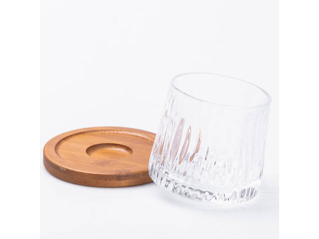 Келих під віскі скляний склянки для віскі що крутяться 300 мл - Фото 3