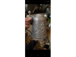 Скелянки олово Німеччина. Антикваріат автентичний.