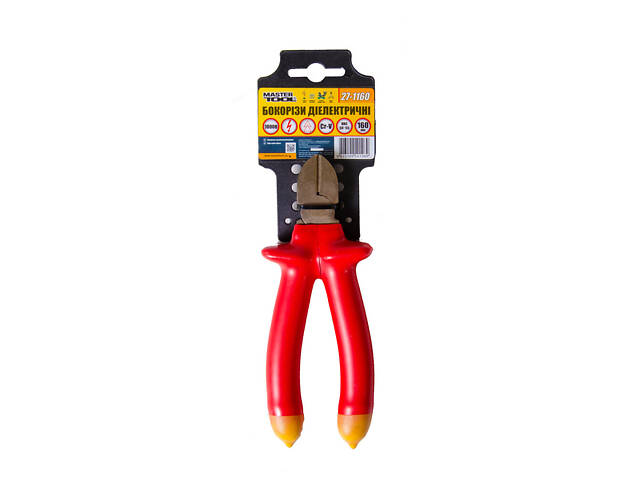 Бокорізи діелектричні MASTERTOOL 160 мм CrV6150/HRC 50~55 27-1160 - Фото 2