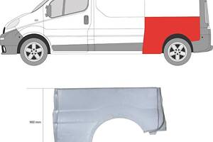 Боковина OPEL VIVARO A (X83) / RENAULT TRAFIC (JL) / NISSAN PRIMASTAR (X83) 2001-2014 г.