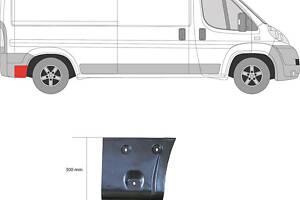 Боковина PEUGEOT BOXER / CITROEN JUMPER / FIAT DUCATO (250_) 2005- г.