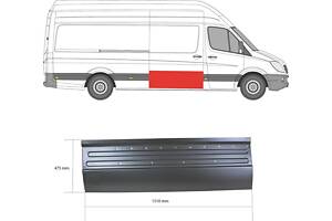 Боковина VW CRAFTER 30-50 (2E_) / VW CRAFTER 30-35 (2E_) 2006-2018 г.