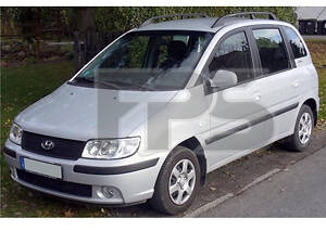 Боковое стекло задней двери Hyundai Matrix '01-10 левое (XYG)