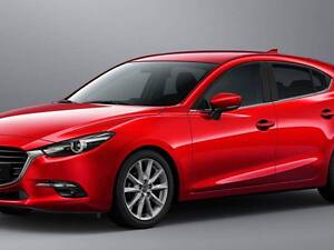 Боковое стекло задней двери Mazda 3 BM '13 - хетчбек левое (XYG)