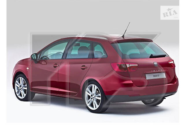 Боковое стекло задней двери Seat Ibiza '09- универсал, левое (Sekurit)