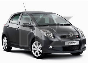 Боковое стекло задней двери Toyota Yaris хетчбек '06-11 правое (XYG)