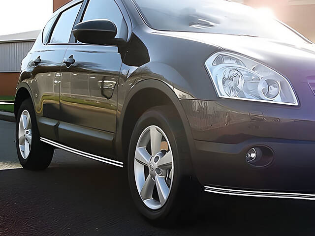 Боковые двойные трубы (2 шт., нерж) для Nissan Qashqai 2007-2010 гг - Фото 1