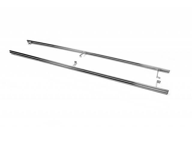 Боковые двойные трубы (2 шт., нерж) для Nissan Qashqai 2007-2010 гг - Фото 4