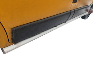 Боковые пластиковые пороги (2 шт, под покраску) для Renault Trafic 2001-2015 гг