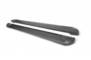 Боковые подножки Allmond Black (2 шт, алюминий) для Nissan Pathfinder R52 2012-2021 гг