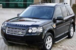Боковые пороги BlackLine (2 шт, алюминий) для Land Rover Discovery III