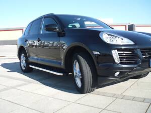 Боковые пороги BlackLine (2 шт., алюминий) для Porsche Cayenne 2003-2010 гг