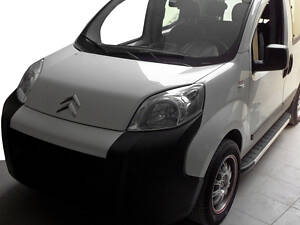 Боковые пороги Duru (2 шт., алюминий) для Fiat Fiorino/Qubo 2008-2024 гг