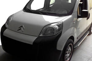 Боковые пороги Fullmond (2 шт., алюминий) для Citroen Nemo 2008-2024 гг