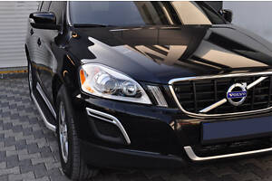 Бокові пороги Fullmond (2 шт., алюміній) для Volvo XC60 2009-2017 років