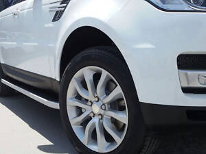 Боковые пороги Land Rover Discovery V Tayga Grey Erkul