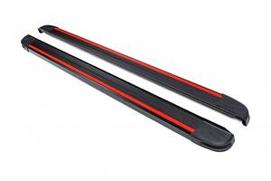 Боковые пороги Maya Red (2 шт., алюминий) для Nissan Pathfinder R52 2012-2021 гг.