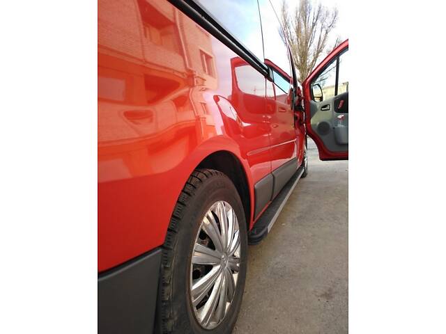 Боковые пороги Maya V1 (2 шт., алюминий) Короткая база для Nissan NV300/Primastar 2016-гг - Фото 2