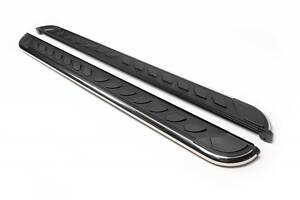 Боковые пороги Maydos V1 (2 шт., алюминий -2024 нерж) для Chevrolet Trailblazer 2012-2024 гг.