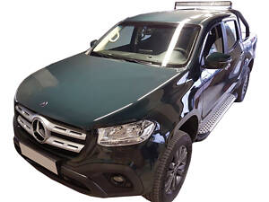 Бокові пороги Mercedes X class Allmond Grey Erkul