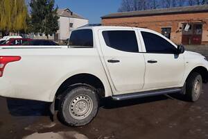 Бічні пороги Premium (2 шт., нерж.) Ø42 для Mitsubishi L200 2015-2024 рр.