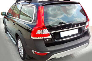 Боковые пороги Rainbow (2 шт., алюминий) для Volvo XC60 2009-2017 гг