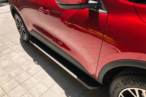 Боковые пороги RedLine V1 (2 шт., алюминий) для Ford Puma 2019-2024 гг