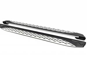 Бокові пороги Shining V1 (2 шт., Алюміній) для Nissan Qashqai 2014-2021 рр