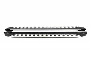 Боковые пороги Shining V1 (2 шт., алюминий) для Suzuki SX4 S-Cross 2013-2016 гг