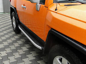 Боковые пороги Toyota FJ Cruiser Fullmond (2 шт, алюм) Erkul