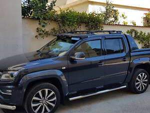 Боковые трубы (2 шт, нерж) 70мм для Volkswagen Amarok 2010-2022 гг