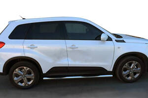 Боковые трубы (2 шт., нерж) для Suzuki Vitara 2015-2024 гг