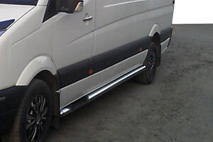 Боковые трубы (2 шт., нерж.) Короткая база для Nissan Interstar 2004-2010 гг.