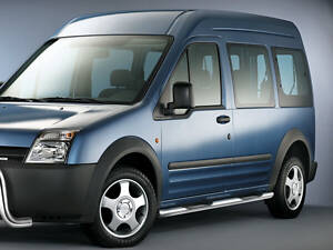 Боковые трубы BB002 (2 шт., нерж.) 60 мм, стандартная база для Ford Connect 2002-2006 гг