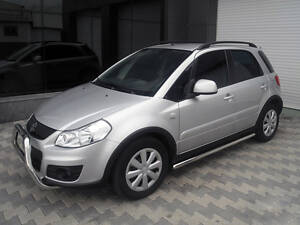 Боковые трубы d50 (2 шт, нерж) для Suzuki SX4 2006-2013 гг