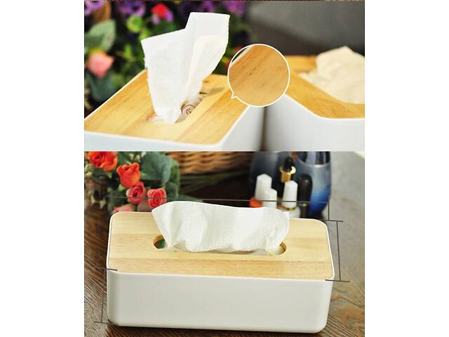 Коробка для серветок Tissue 21см - Фото 3