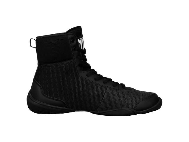 Боксерки (боксерське взуття) TITLE Boxing Predator II Shoes 2.0 Black/Grey 41р. - Фото 2