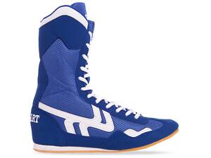 Боксерські замшеві Zelart OB-3206 розмір 42 Синій.