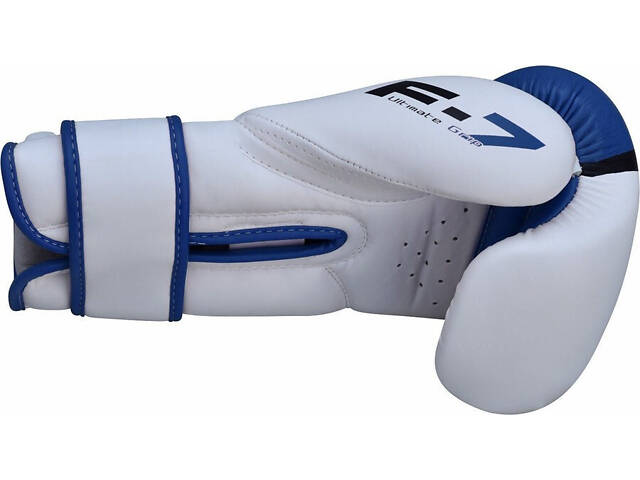 Боксерські рукавиці RDX F7 Ego Blue 10 унцій (капа в комплекті) - Фото 7