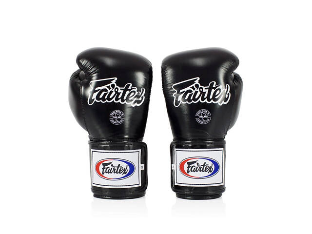 Боксерські рукавиці Fairtex BGV5 Black 10 унцій (бинти в комплекті) - Фото 5