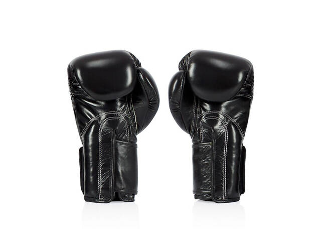 Боксерські рукавиці Fairtex BGV5 Black 10 унцій (бинти в комплекті) - Фото 6