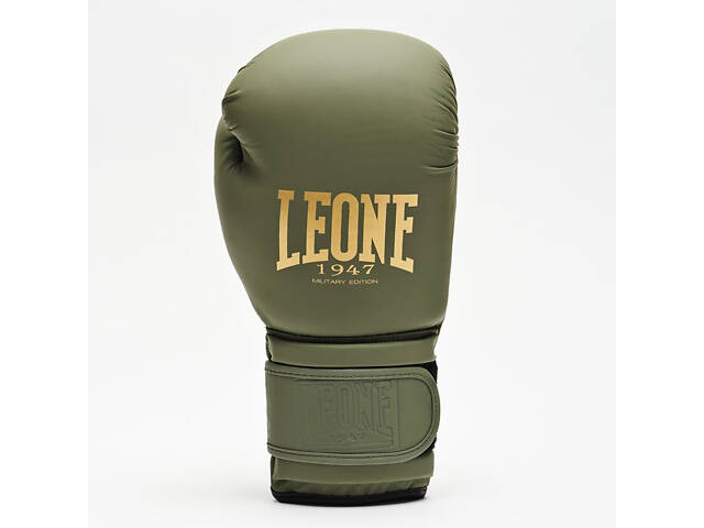 Боксерські рукавиці Leone GN059G MILITARY EDITION Green 16 унцій (капу в комплекті) - Фото 3