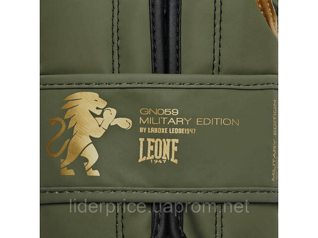 Боксерські рукавиці Leone GN059G MILITARY EDITION Green 16 унцій (капу в комплекті), Оригінал! - Фото 7