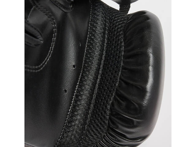Боксерские перчатки Leone GN383 THUNDER Black 16 унций (капа в комплекте) - Фото 9