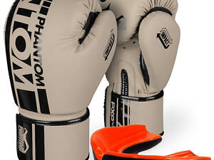 Боксерские перчатки Phantom APEX Sand 16 унций (капа в подарок)