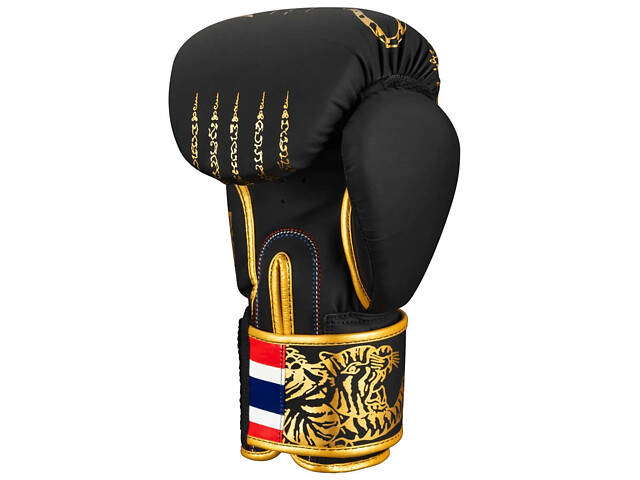 Боксерські рукавиці Phantom Muay Thai Black Gold 16 унцій (Бинти 4м. в подарунок) - Фото 4