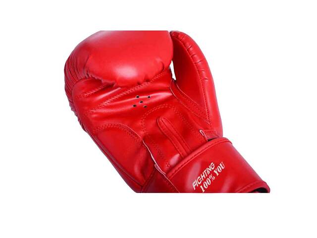 Боксерські рукавиці PowerPlay 3004 Classic Червоні 10 унцій - Фото 5